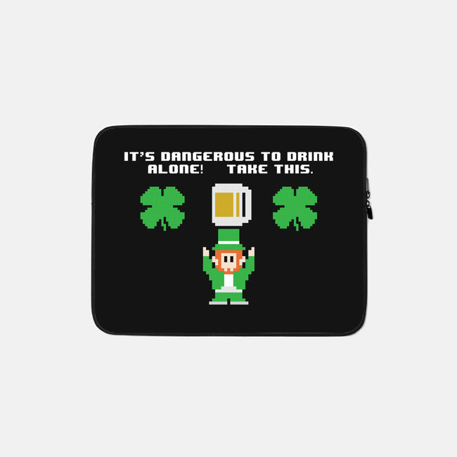 Don't Drink Alone-none zippered laptop sleeve-jrberger