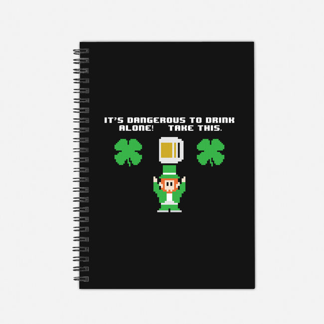 Don't Drink Alone-none dot grid notebook-jrberger