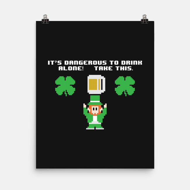 Don't Drink Alone-none matte poster-jrberger