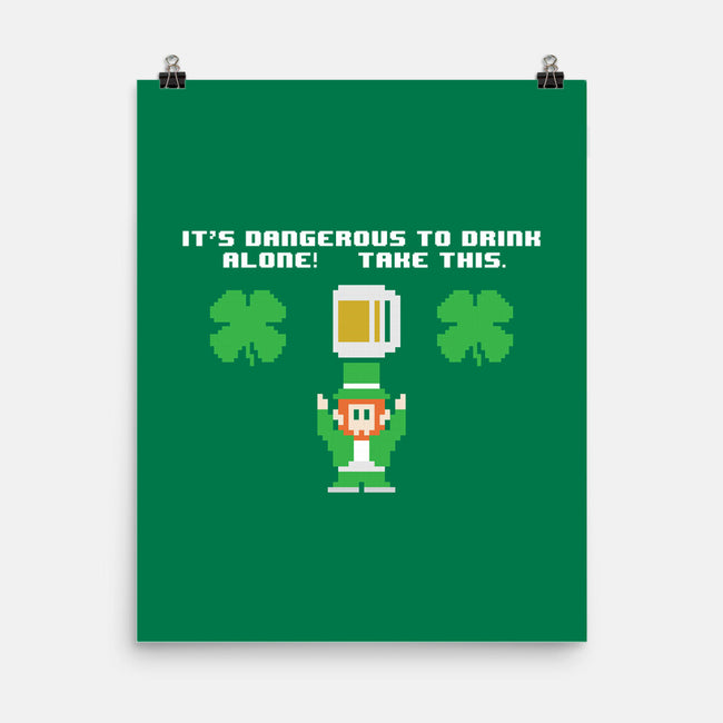 Don't Drink Alone-none matte poster-jrberger