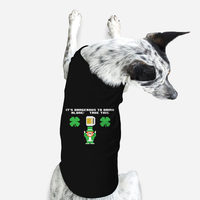 Don't Drink Alone-dog basic pet tank-jrberger