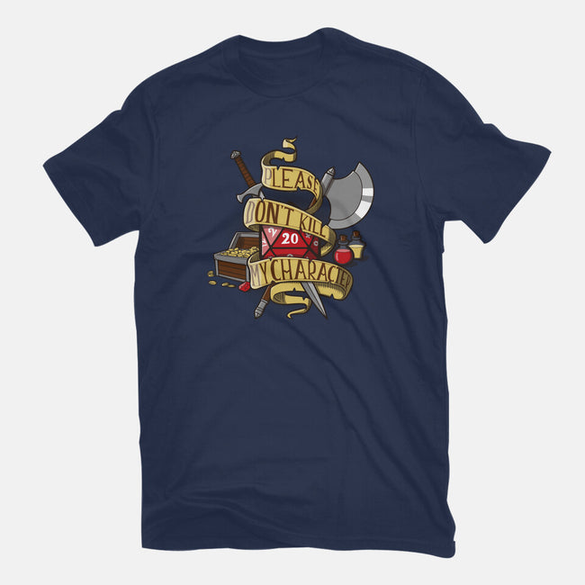 Don't Kill my Character-youth basic tee-dumbassman