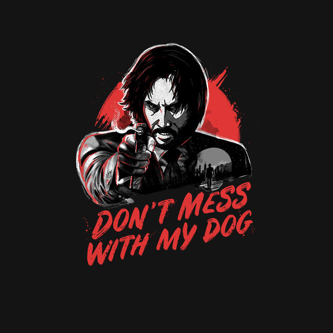 Don't Mess With My Dog-youth crew neck sweatshirt-eduely
