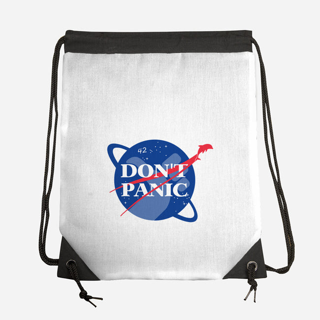 Don't Panic-none drawstring bag-Manoss1995