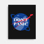 Don't Panic-none stretched canvas-Manoss1995