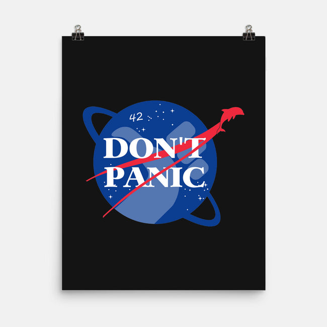 Don't Panic-none matte poster-Manoss1995