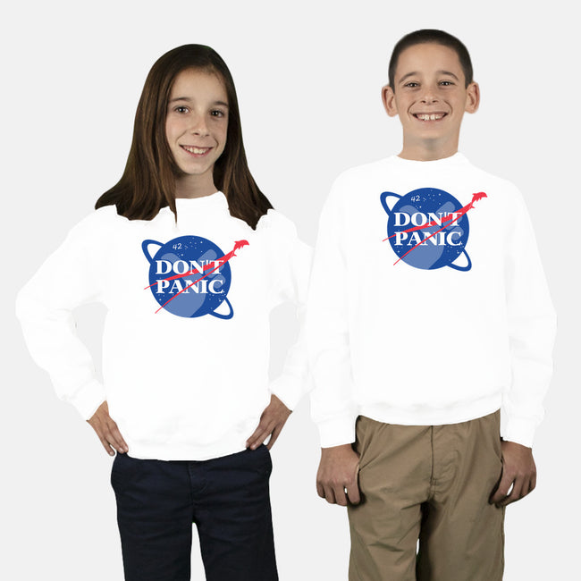 Don't Panic-youth crew neck sweatshirt-Manoss1995
