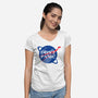Don't Panic-womens v-neck tee-Manoss1995