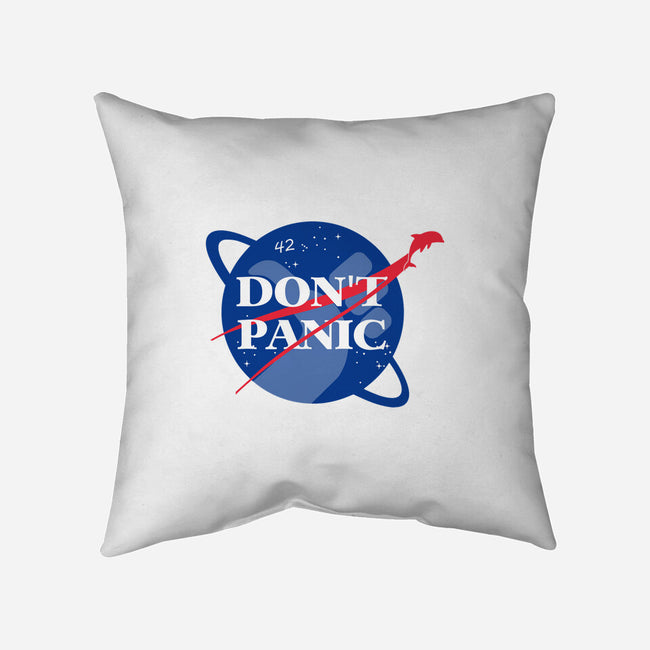 Don't Panic-none removable cover w insert throw pillow-Manoss1995