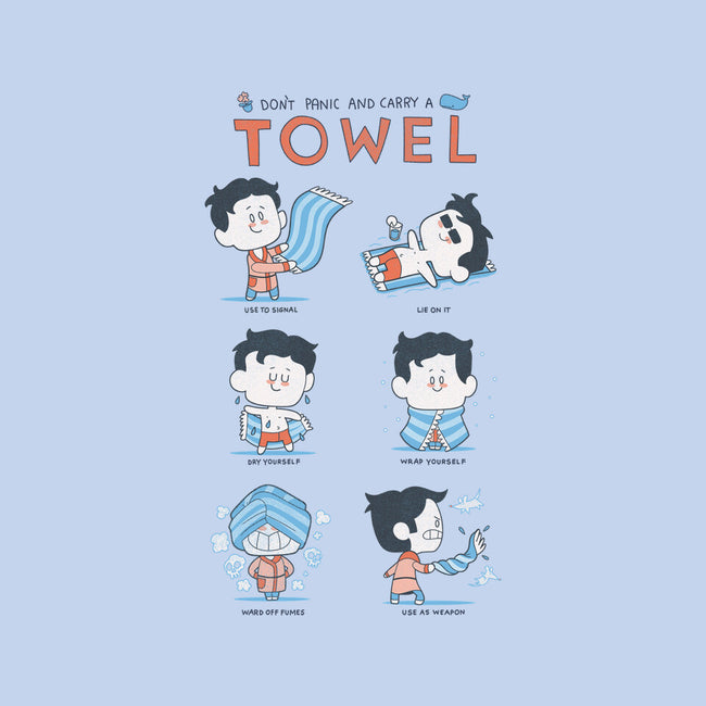 Don't Panic And Carry A Towel-mens long sleeved tee-queenmob