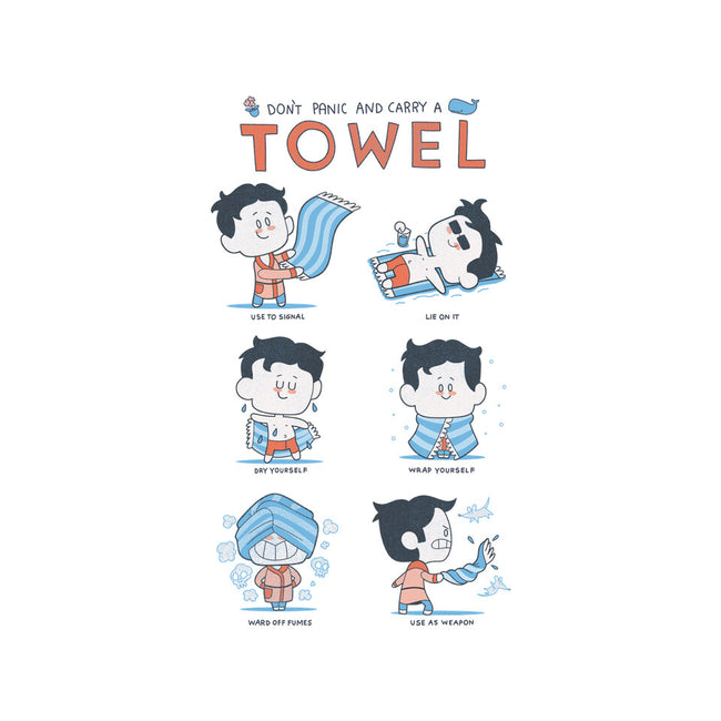 Don't Panic And Carry A Towel-none drawstring bag-queenmob