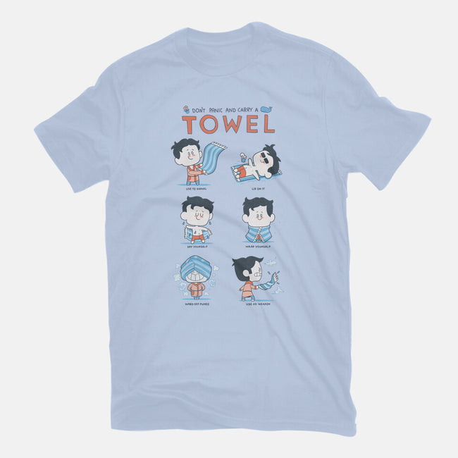 Don't Panic And Carry A Towel-mens long sleeved tee-queenmob