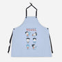 Don't Panic And Carry A Towel-unisex kitchen apron-queenmob