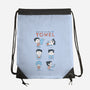 Don't Panic And Carry A Towel-none drawstring bag-queenmob