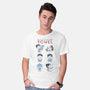 Don't Panic And Carry A Towel-mens basic tee-queenmob