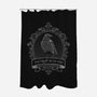 Don't Quoth Me On That-none polyester shower curtain-Beware_1984