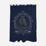 Don't Quoth Me On That-none polyester shower curtain-Beware_1984