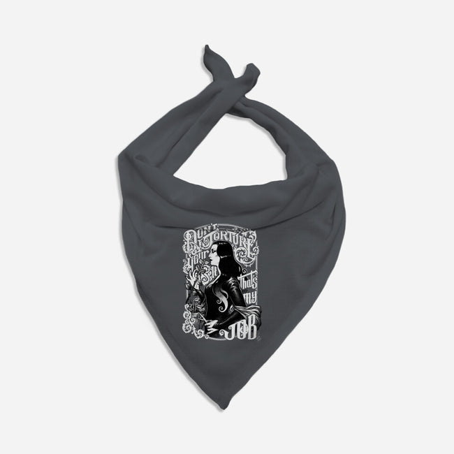 Don't Torture Yourself-cat bandana pet collar-MedusaD