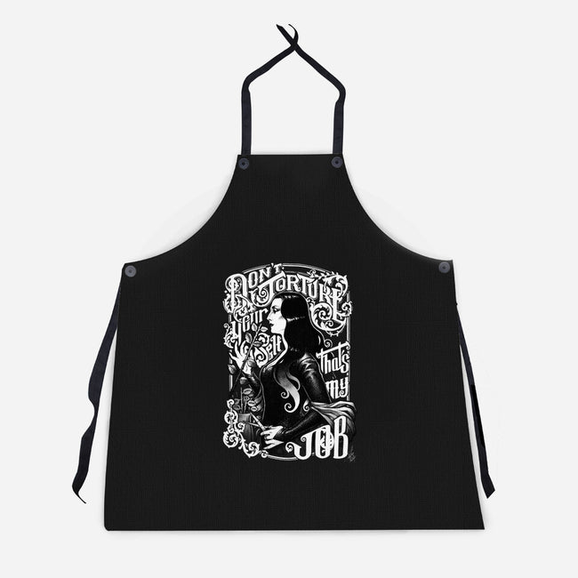 Don't Torture Yourself-unisex kitchen apron-MedusaD