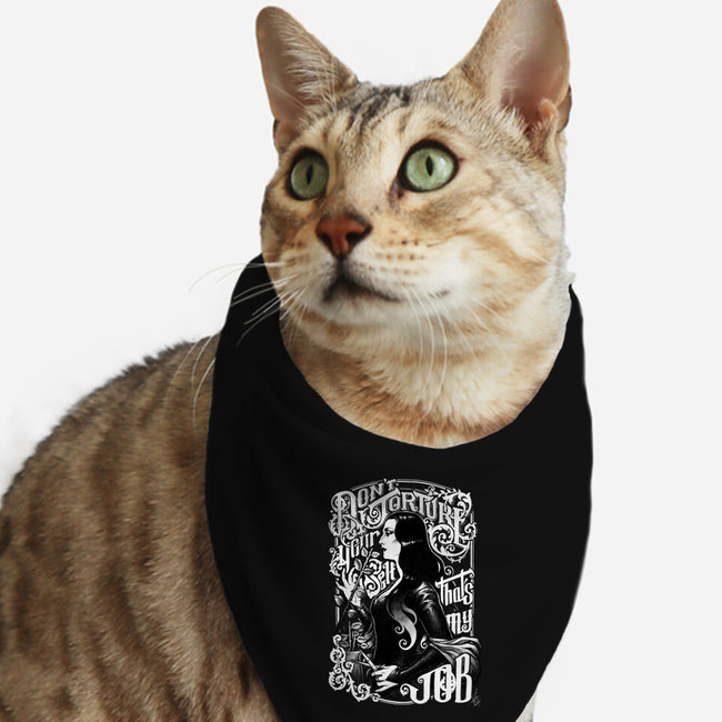 Don't Torture Yourself-cat bandana pet collar-MedusaD