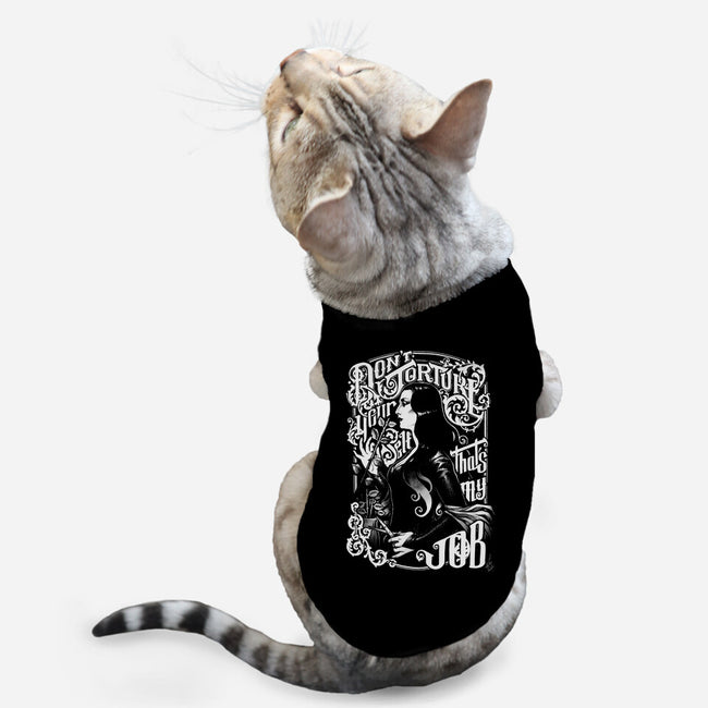 Don't Torture Yourself-cat basic pet tank-MedusaD