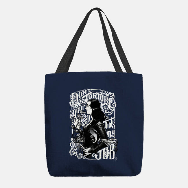 Don't Torture Yourself-none basic tote-MedusaD
