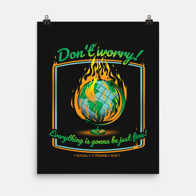 Don't Worry!-none matte poster-tobefonseca