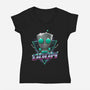 Doom!-womens v-neck tee-vp021