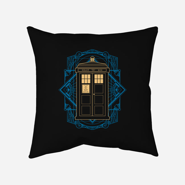 Dr Deco-none removable cover w insert throw pillow-ChocolateRaisinFury