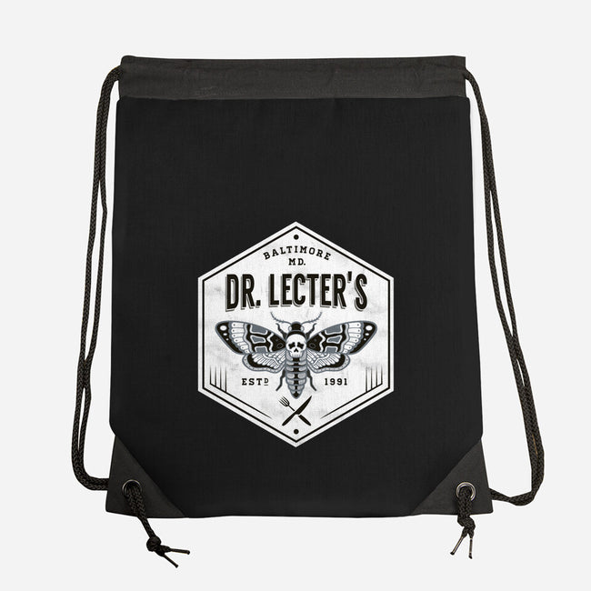 Dr. Lecter's-none drawstring bag-Nemons