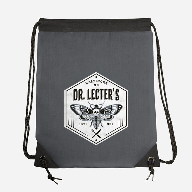 Dr. Lecter's-none drawstring bag-Nemons