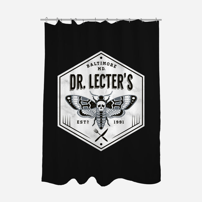 Dr. Lecter's-none polyester shower curtain-Nemons