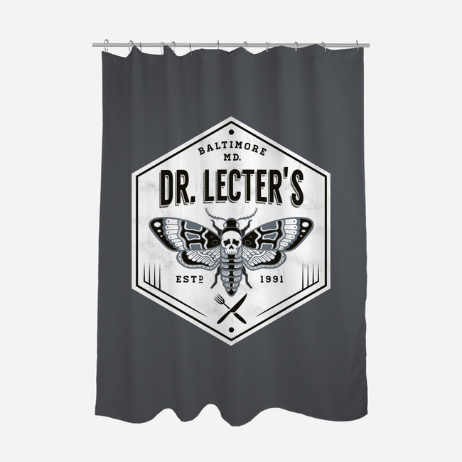 Dr. Lecter's-none polyester shower curtain-Nemons