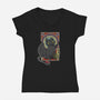 Dragon Nouveau-womens v-neck tee-adelaidelia