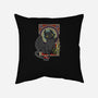 Dragon Nouveau-none removable cover w insert throw pillow-adelaidelia