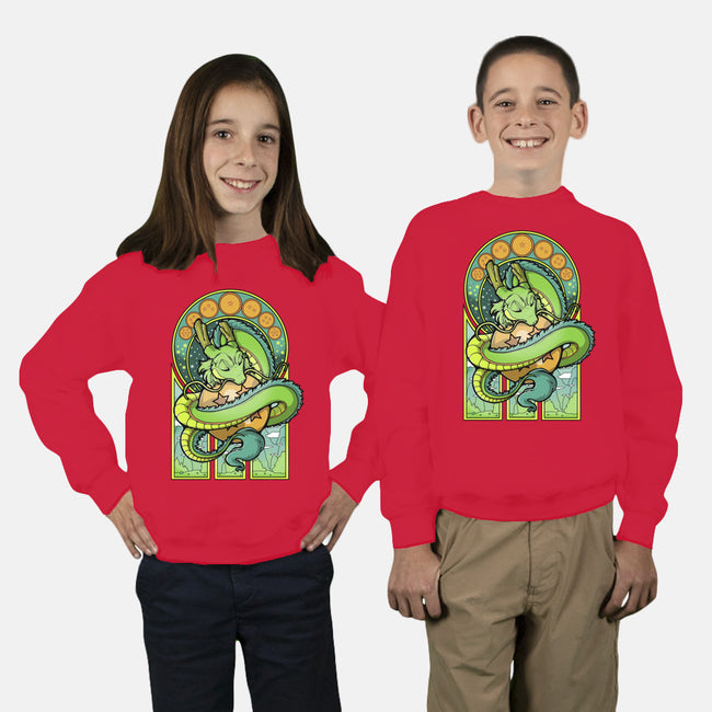 Dragon Shenron-youth crew neck sweatshirt-xMorfina