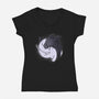 Dragon Tao-womens v-neck tee-xMorfina