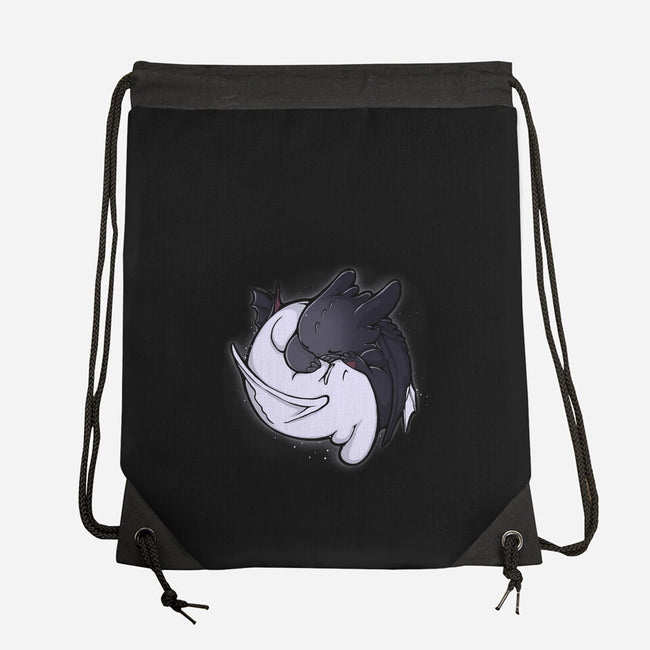 Dragon Tao-none drawstring bag-xMorfina