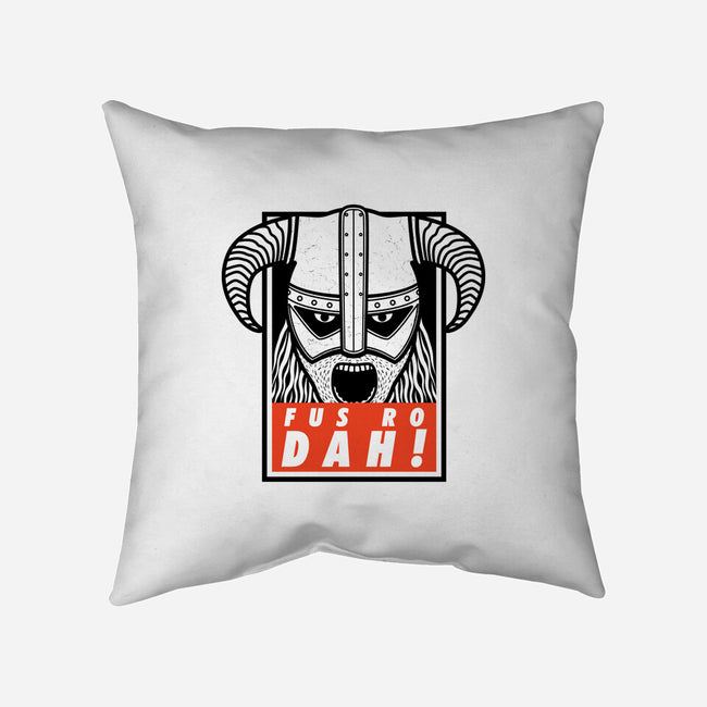 Dragonborn-none non-removable cover w insert throw pillow-karlangas