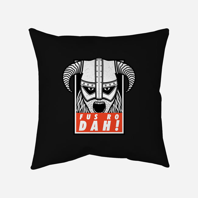 Dragonborn-none removable cover w insert throw pillow-karlangas