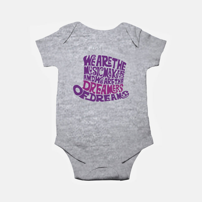 Dreamer of Dreams-baby basic onesie-joefixit2