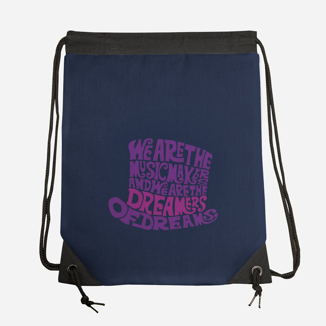 Dreamer of Dreams-none drawstring bag-joefixit2