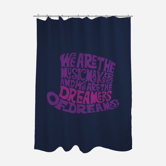 Dreamer of Dreams-none polyester shower curtain-joefixit2