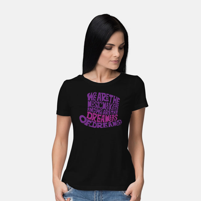 Dreamer of Dreams-womens basic tee-joefixit2