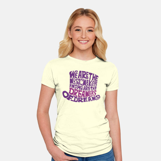 Dreamer of Dreams-womens fitted tee-joefixit2