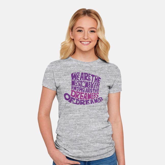 Dreamer of Dreams-womens fitted tee-joefixit2