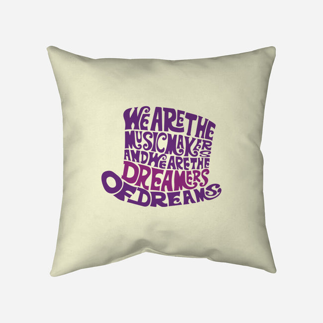 Dreamer of Dreams-none removable cover w insert throw pillow-joefixit2