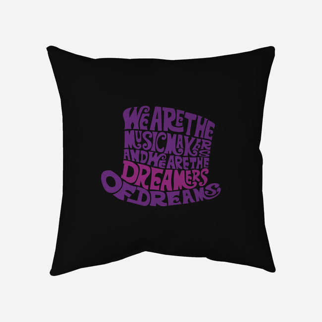Dreamer of Dreams-none removable cover throw pillow-joefixit2