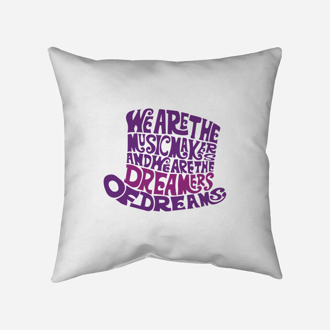 Dreamer of Dreams-none removable cover throw pillow-joefixit2