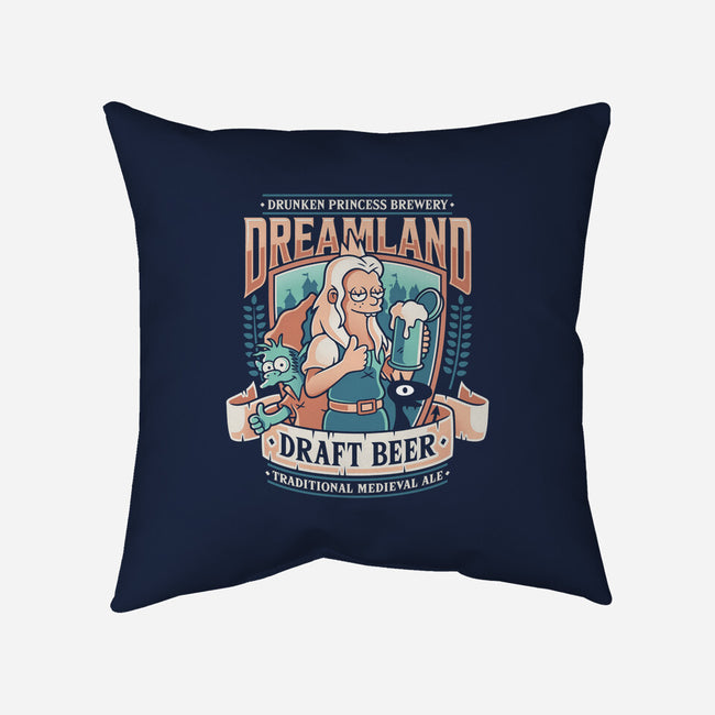 Dreamland Draft-none removable cover throw pillow-adho1982